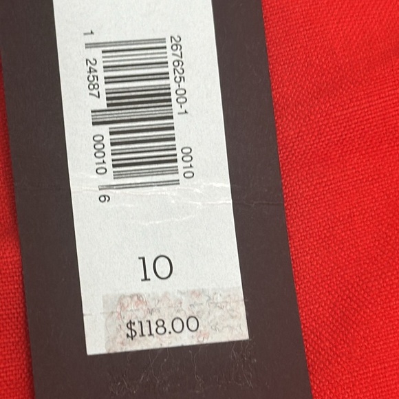 Banana Republic linen blend red romper size 10 new - Picture 8 of 9